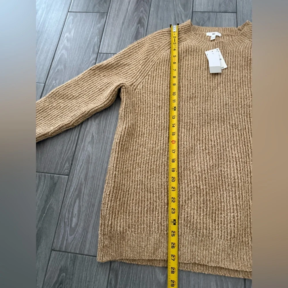 BP|Nordstrom Women’s neutral Tan knit Crewneck Sweater,NWT•••Large,winter staple - Picture 10 of 11